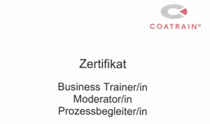 Zertifikat Business Training